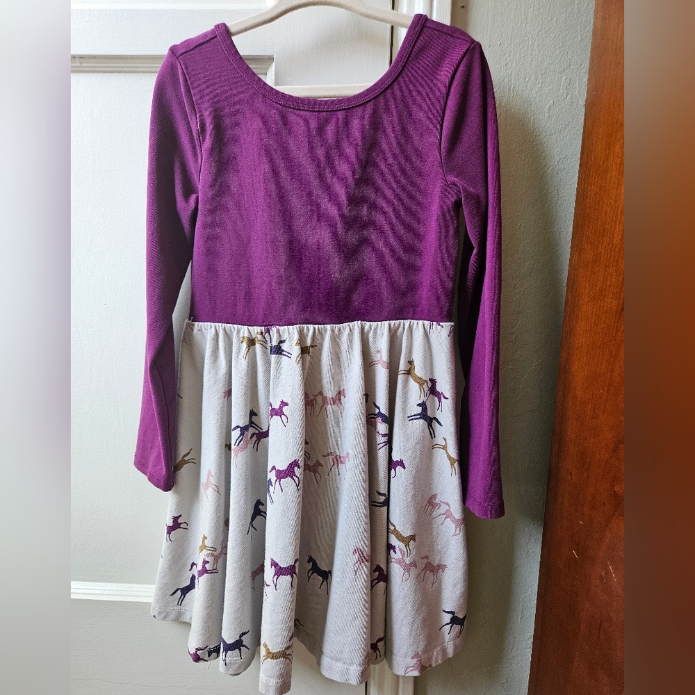 Tea Collection Pony Print Twirl Dress